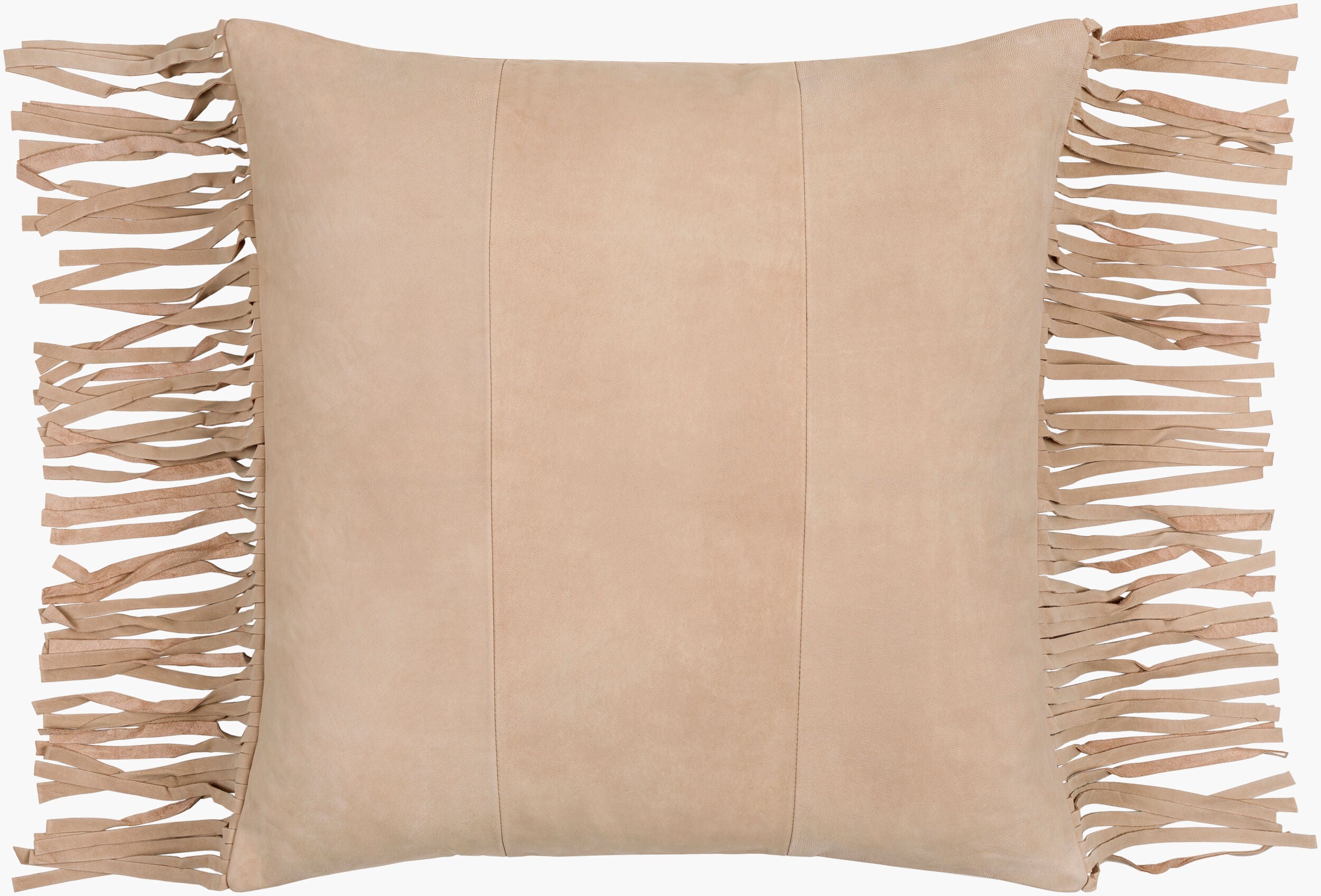 Suede Fringe Accent Pillow | SFG001