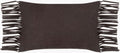 Suede Fringe Lumbar Pillow | SFG002