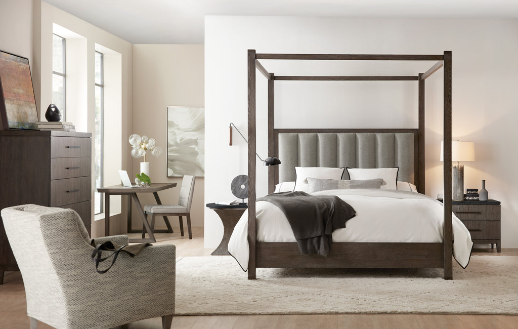 Miramar Aventura Jackson King Poster Bed w-Tall Posts & Canopy