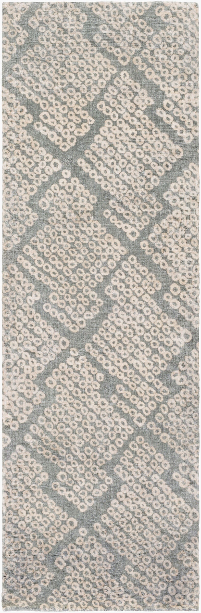 Shibori Rug | Dusty Sage | SHB8003
