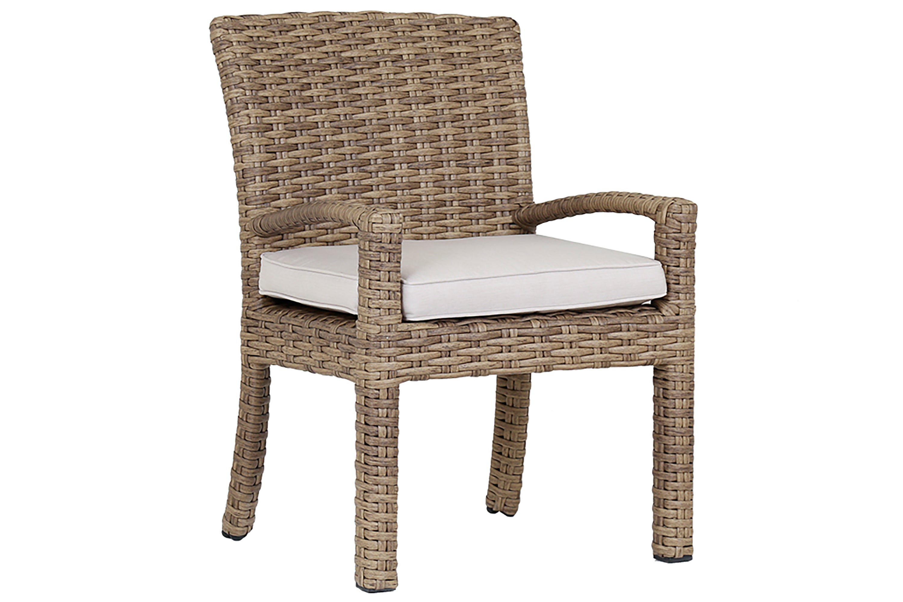 Havana Dining Chair in Canvas Flax w/ Self Welt