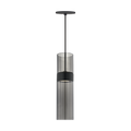Manette Pendant MonoPoint Transparent Smoke black/satin nickel 3000K 90 CRI 12 volt led 3000k