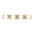Orbel 4-Light Bath Natural Brass LED 90 CRI Bi-Pin G9 3000K 120V