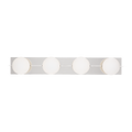 Orbel 4-Light Bath polished nickel 3000K 90 CRI bi-pin g9 led 90 cri 3000k 120v