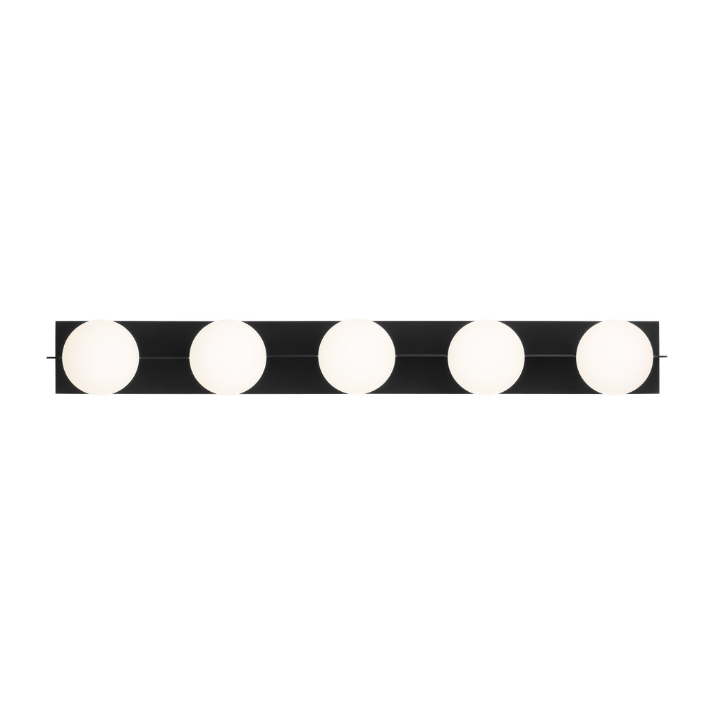 Orbel 5-Light Bath Matte Black 3000K 90 CRI bi-pin g9 led 90 cri 3000k 120v