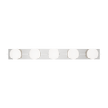 Orbel 5-Light Bath Polished Nickel Bulb Not Included
