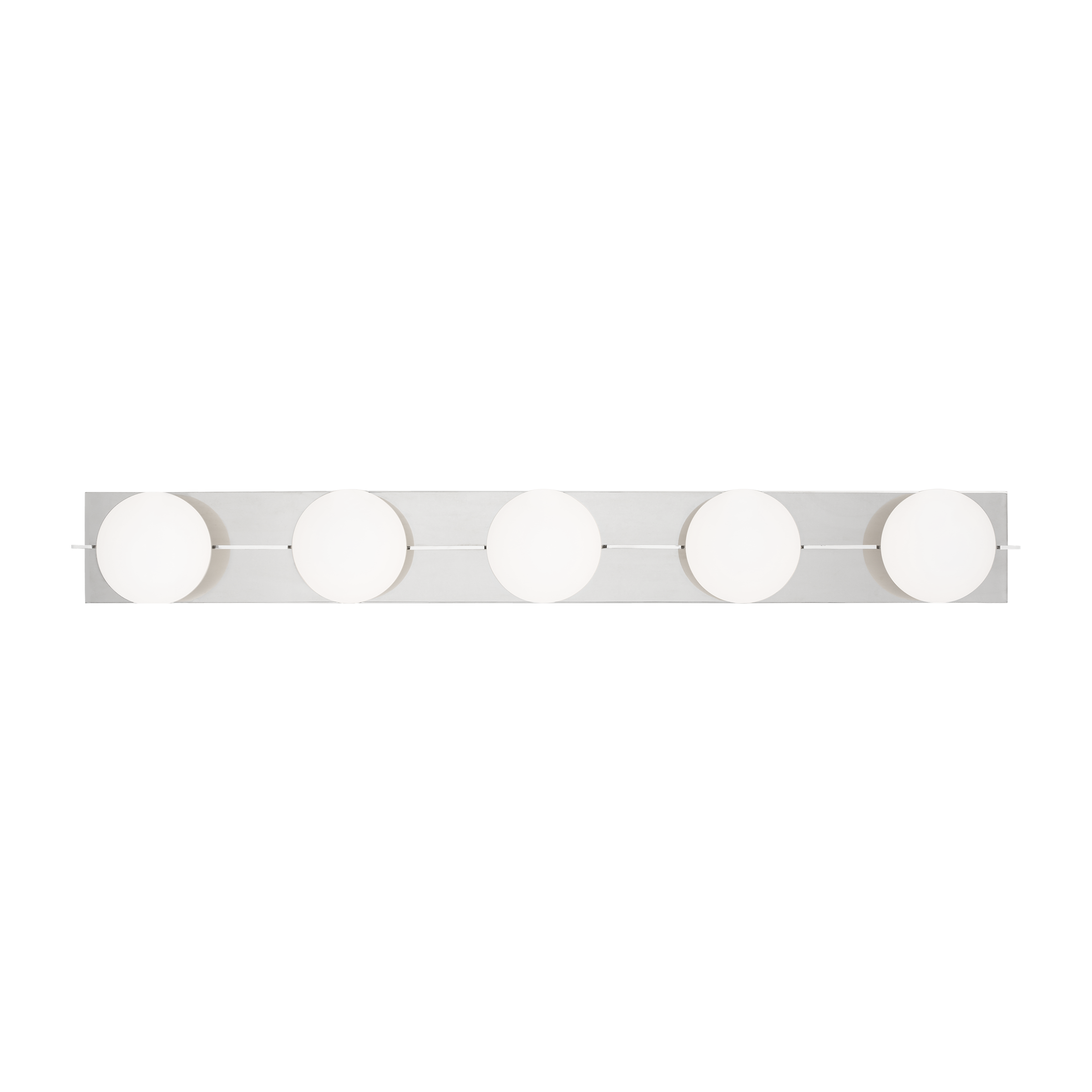Orbel 5-Light Bath Polished Nickel Bulb Not Included