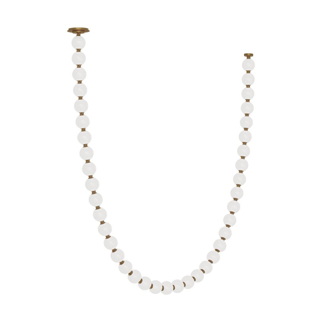 Perle 108 Chandelier | Natural Brass 2700K Remote 277V