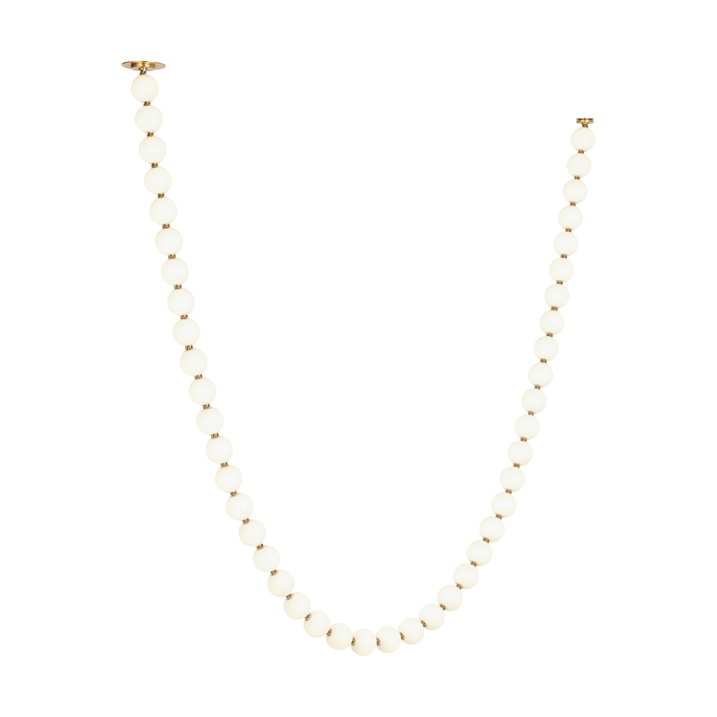 Perle 132 Chandelier | Natural Brass 2700K Remote 277V