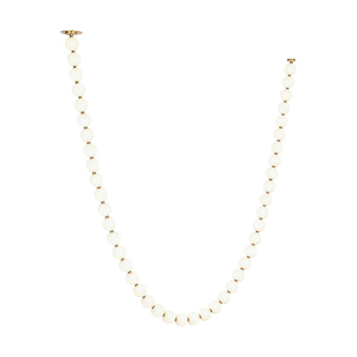 Perle 132 Chandelier | Natural Brass 2700K Remote 120V