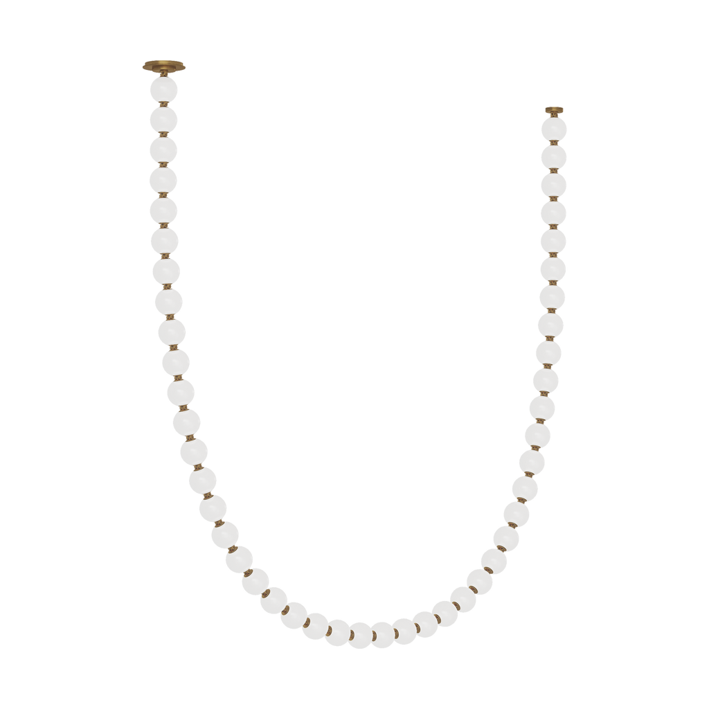 Perle 132 Chandelier | Natural Brass 3000K Remote 277V