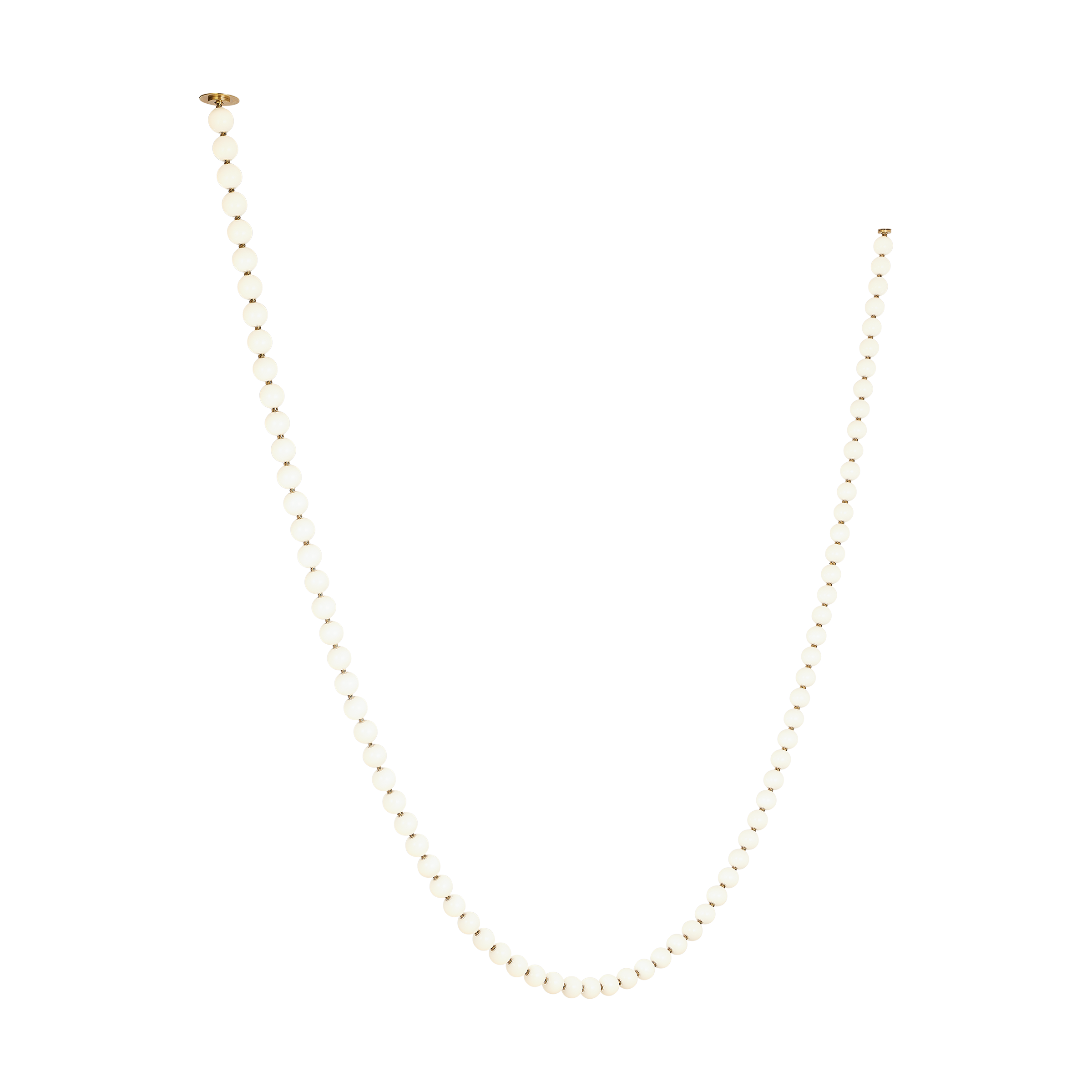 Perle 240 Chandelier | Natural Brass 2700K Remote 277V
