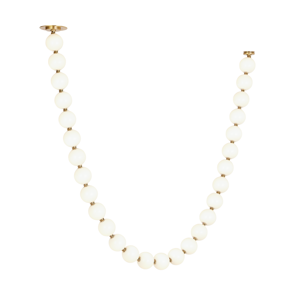 Perle 84 Chandelier | Natural Brass 2700K Remote 277V