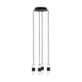 Lassell Short 4-Light Chandelier | Nightshade Black 2700K 120V