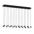 Lassell Short 18-Light Chandelier | Nightshade Black 2700K 277V