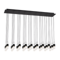 Lassell Short 27-Light Chandelier | Nightshade Black 2700K 277V