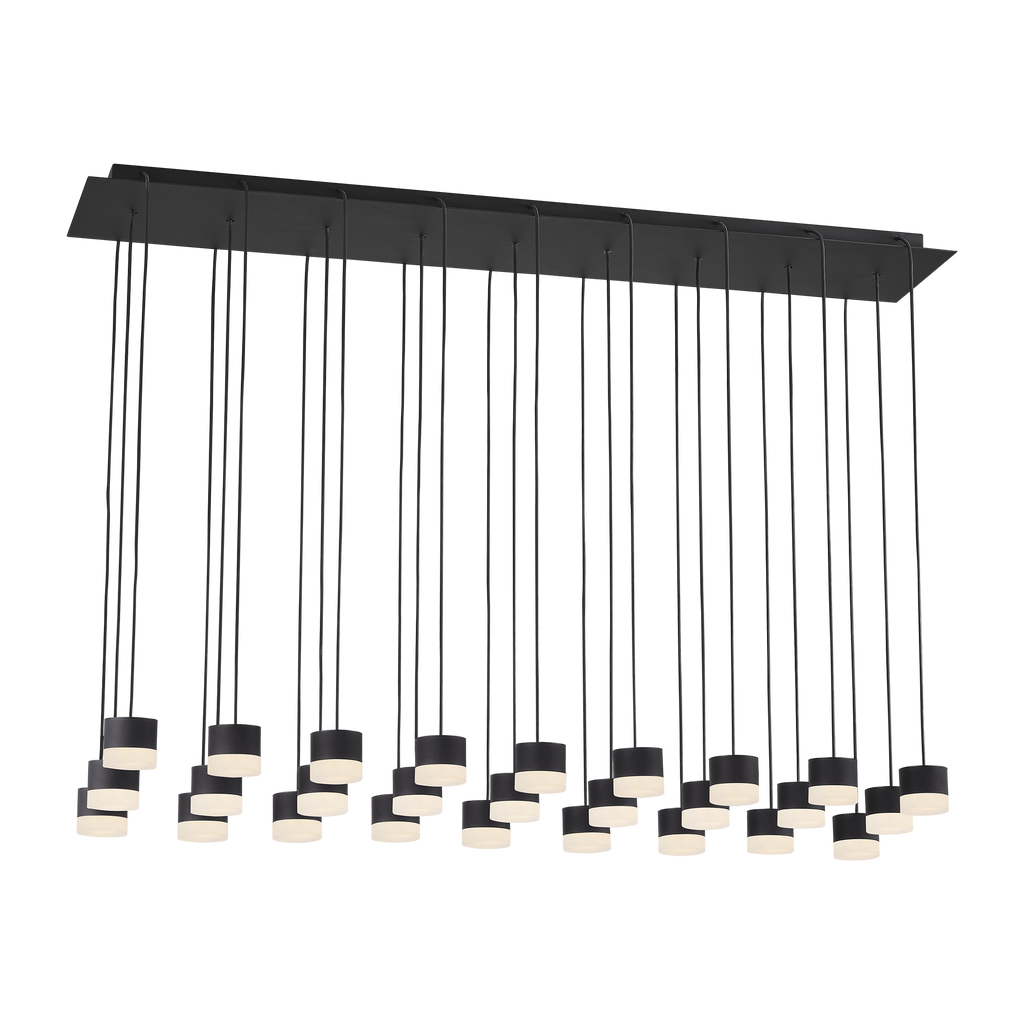 Gable Alabaster 27-Light Chandelier | Nightshade Black