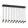 Gable Alabaster 27-Light Chandelier | Nightshade Black