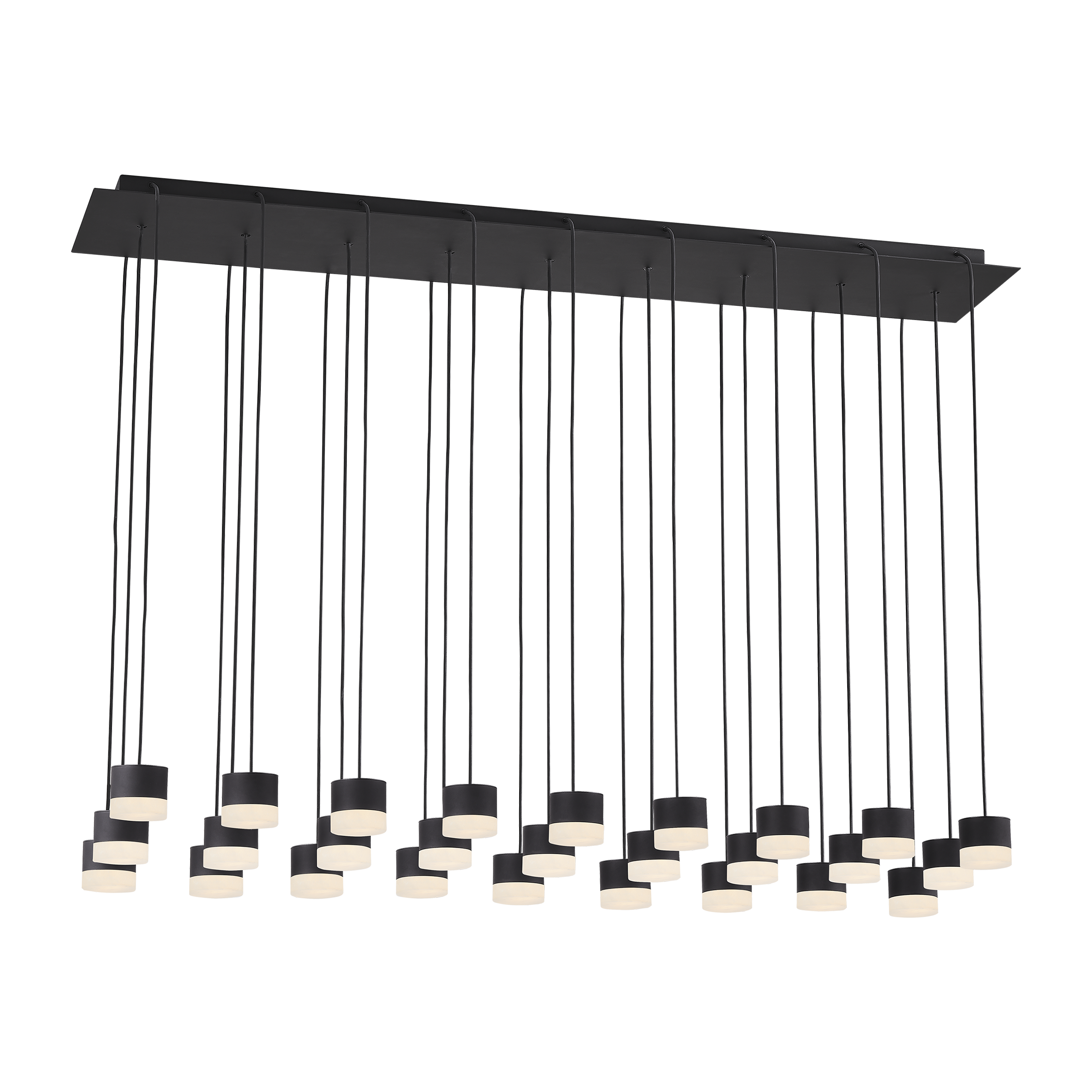 Gable Alabaster 27-Light Chandelier | Nightshade Black