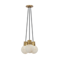 Mina Alabaster 3-Light Small Chandelier