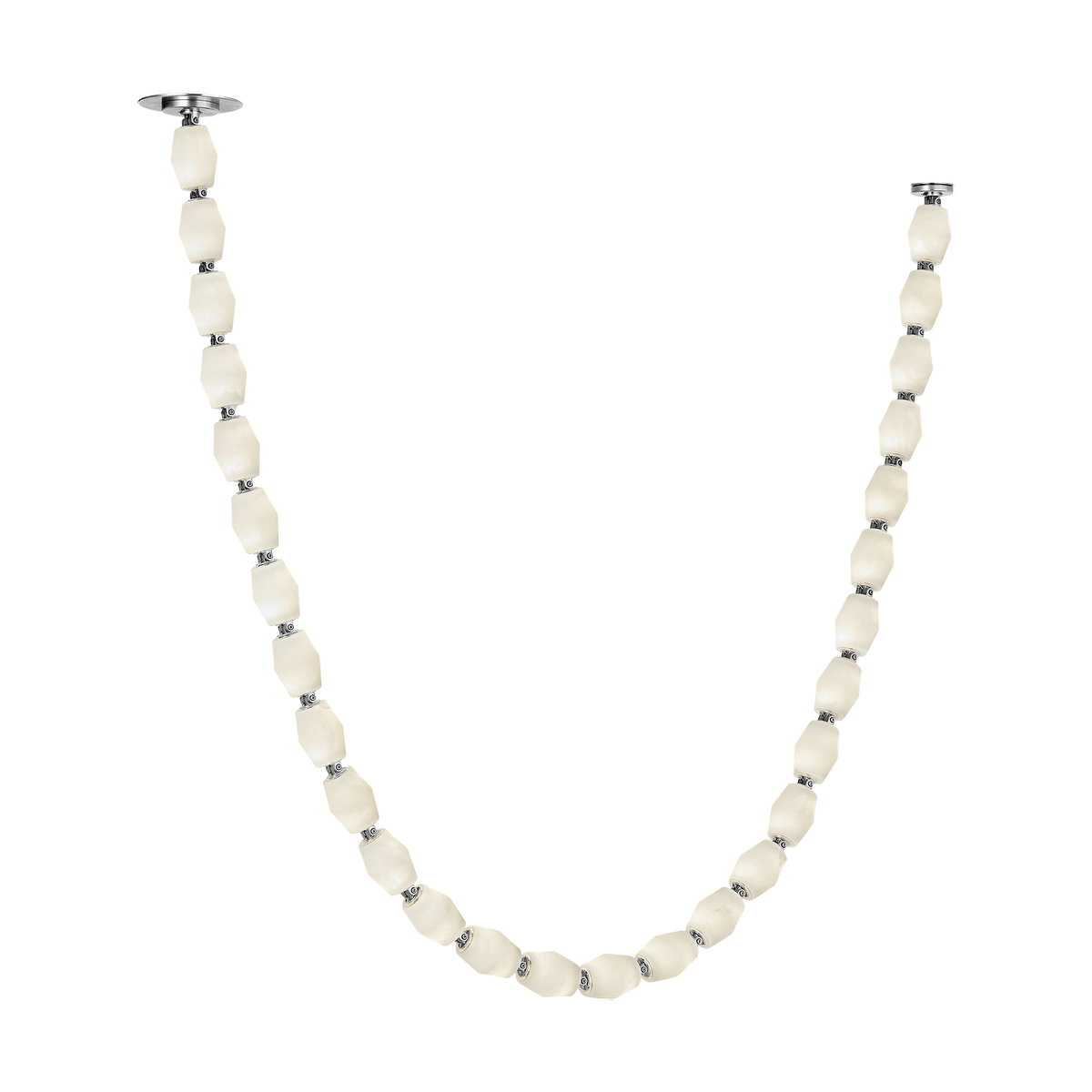 Collier Alabaster 84 Chandelier | Polished Nickel 2700K Remote 277V