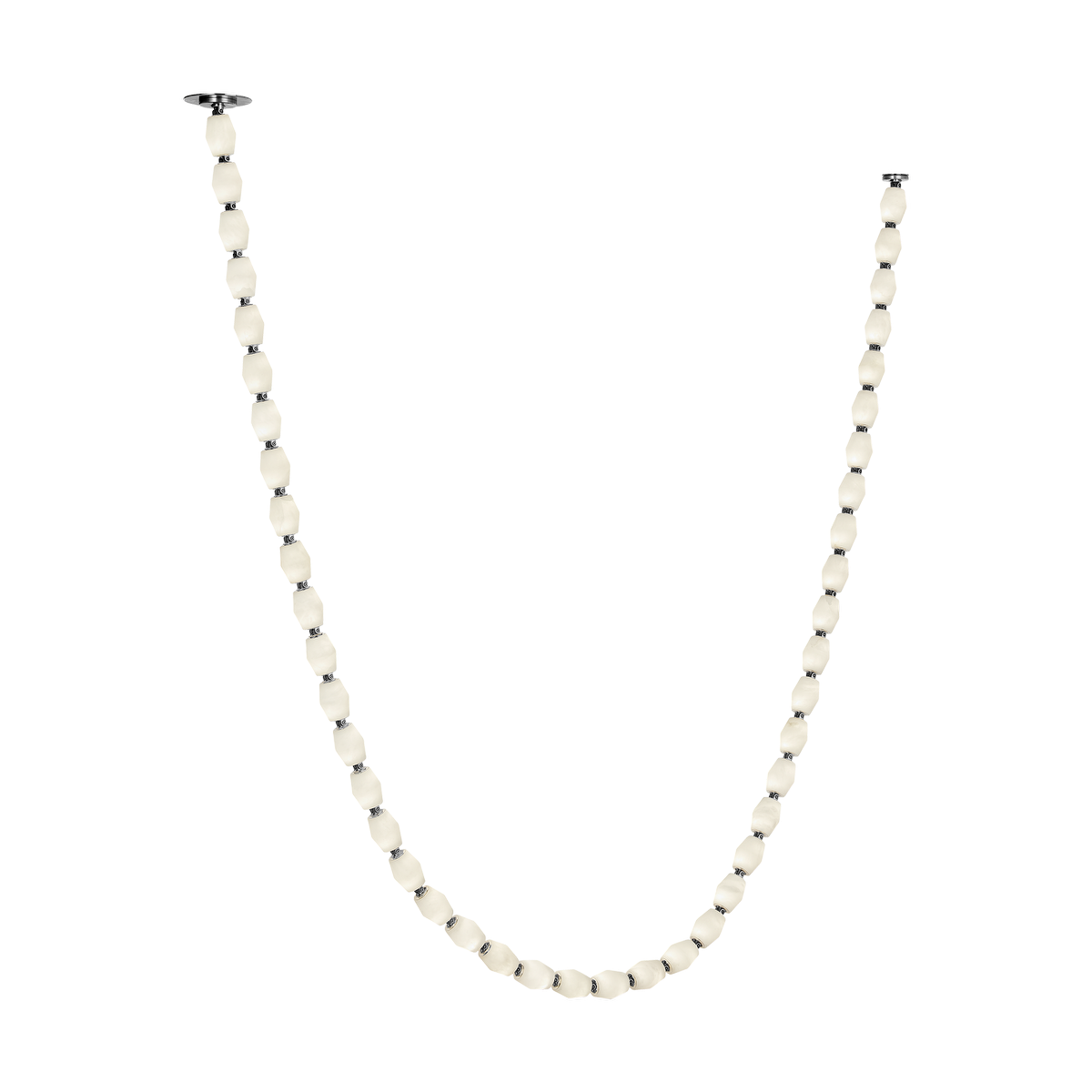 Collier Alabaster 84 Chandelier | Polished Nickel 3000K Surface 120V-277V Universal