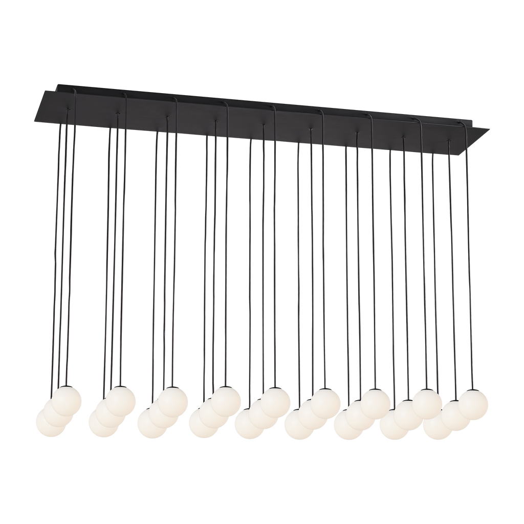 Orbet 27-Light Chandelier | Nightshade Black