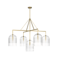 Leano 52 Chandelier | Hand-Rubbed Antique Brass