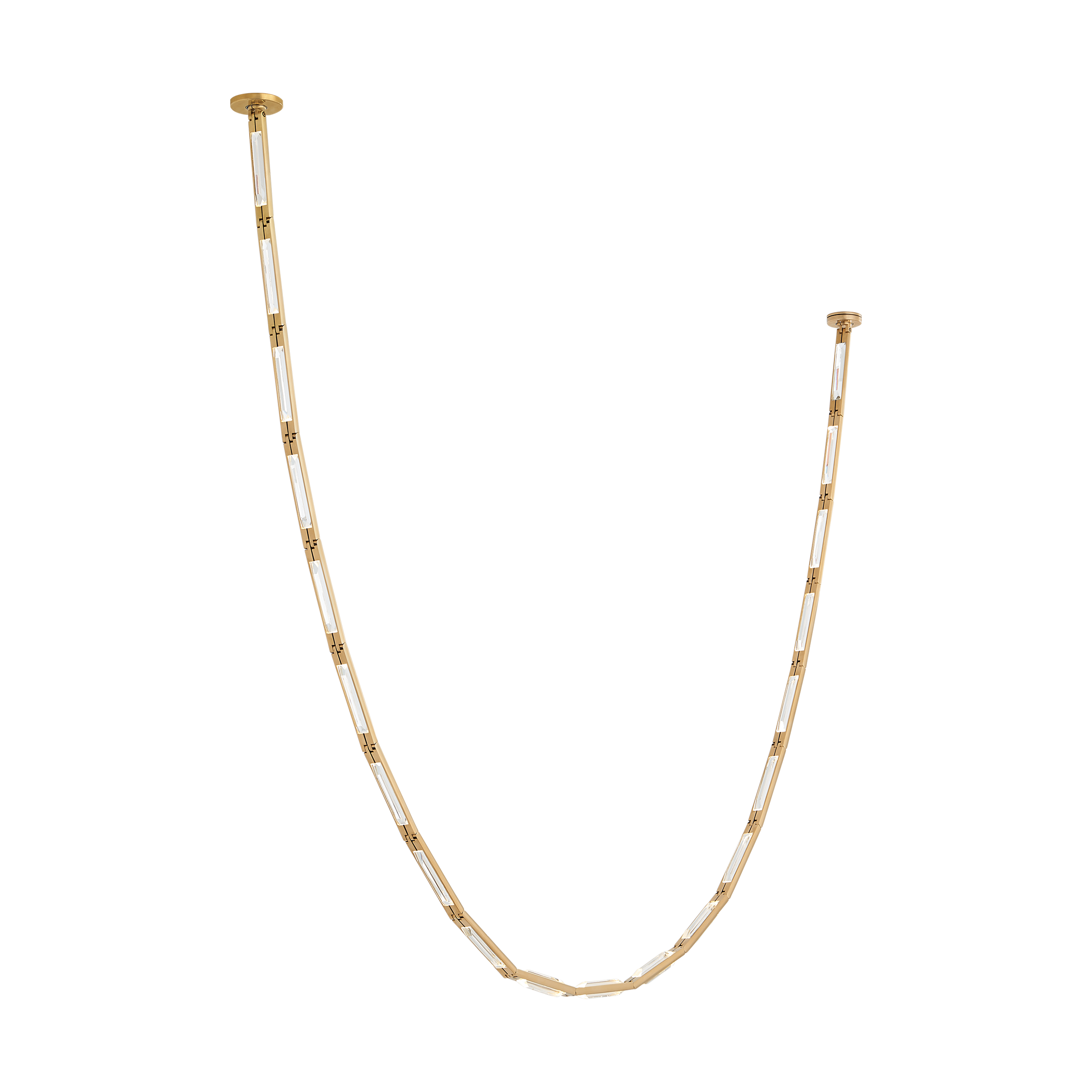 Catena 103 Chandelier | Hand-Rubbed Antique Brass 3000K Remote 277V