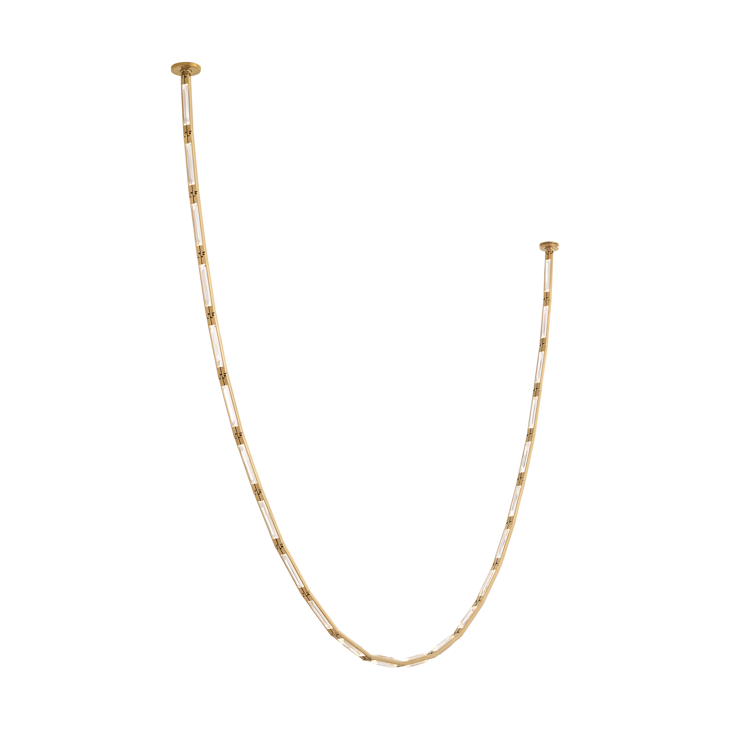 Catena 118 Chandelier | Hand-Rubbed Antique Brass 3000K Remote 277V
