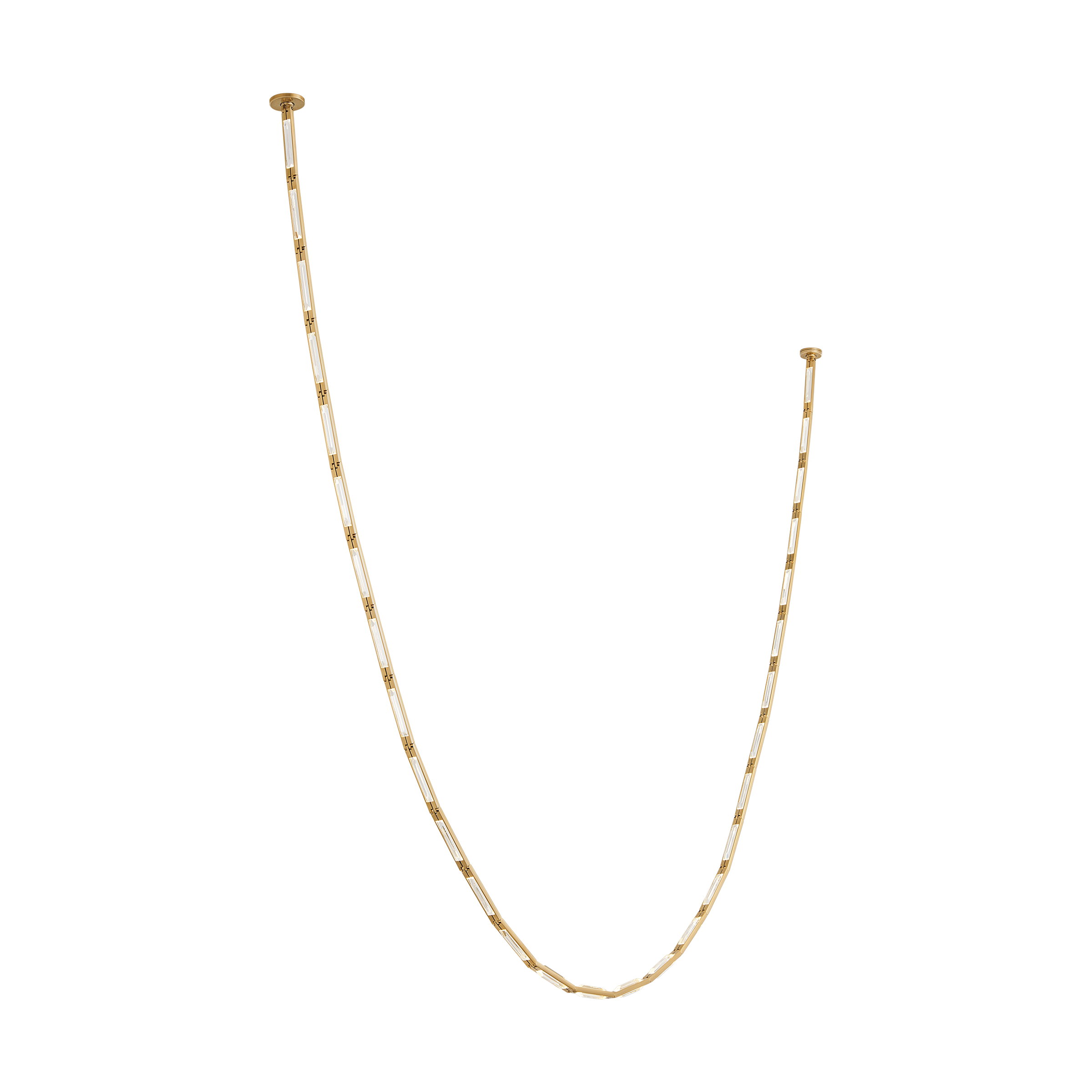 Catena 149 Chandelier | Hand-Rubbed Antique Brass 3000K Remote 277V