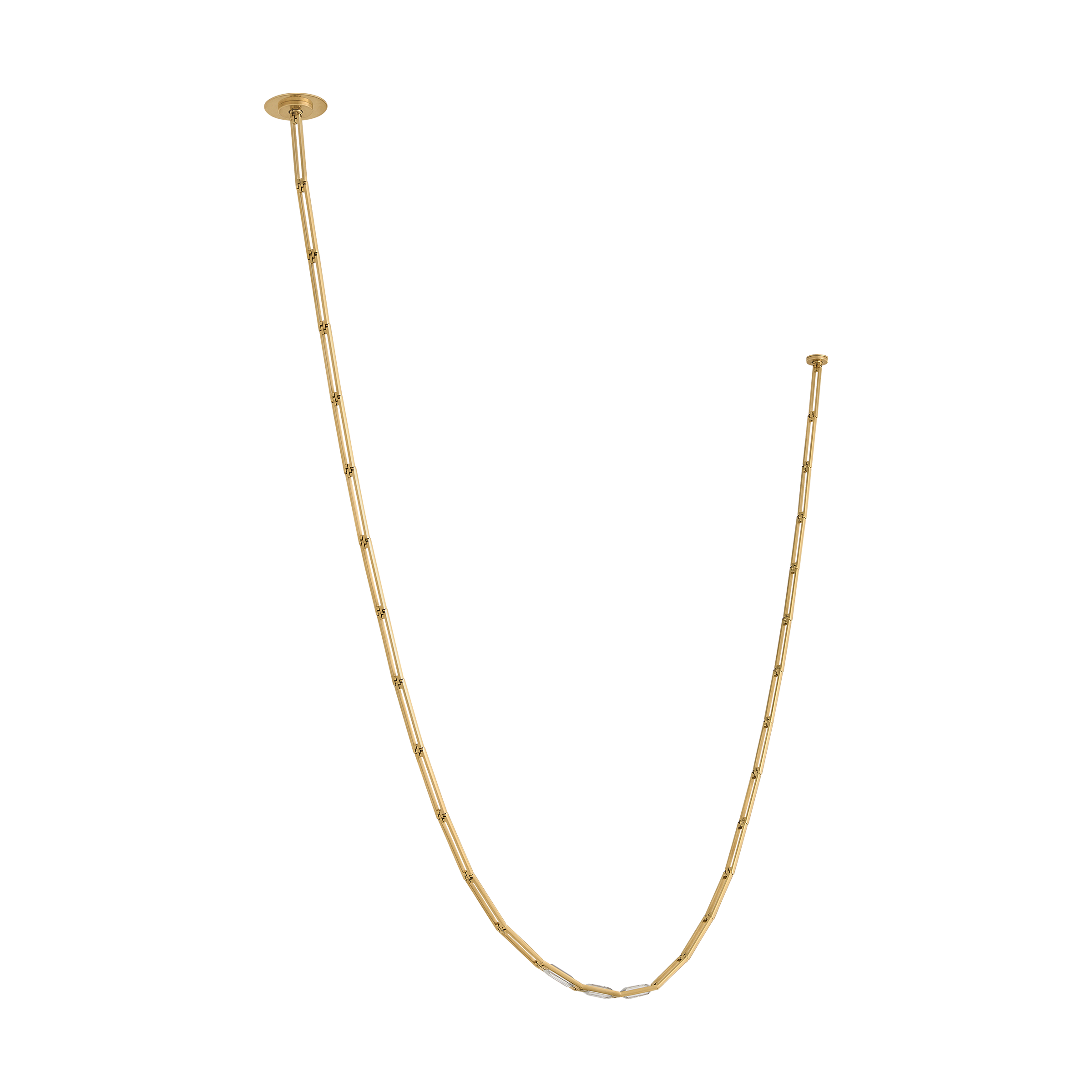 Catena 149 Link Chandelier | Hand-Rubbed Antique Brass