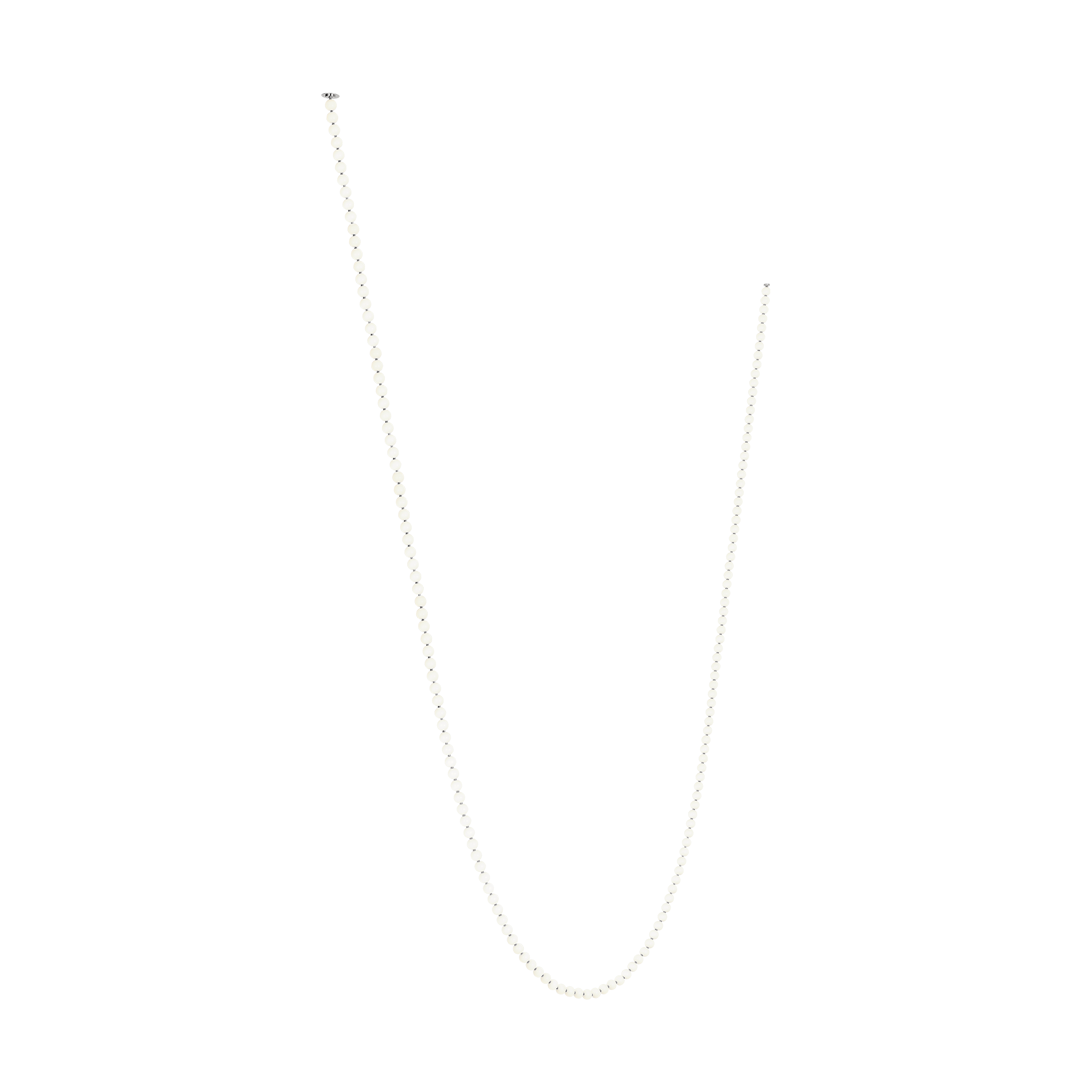Perle 480 Chandelier | Polished Nickel 2700K Remote 120V