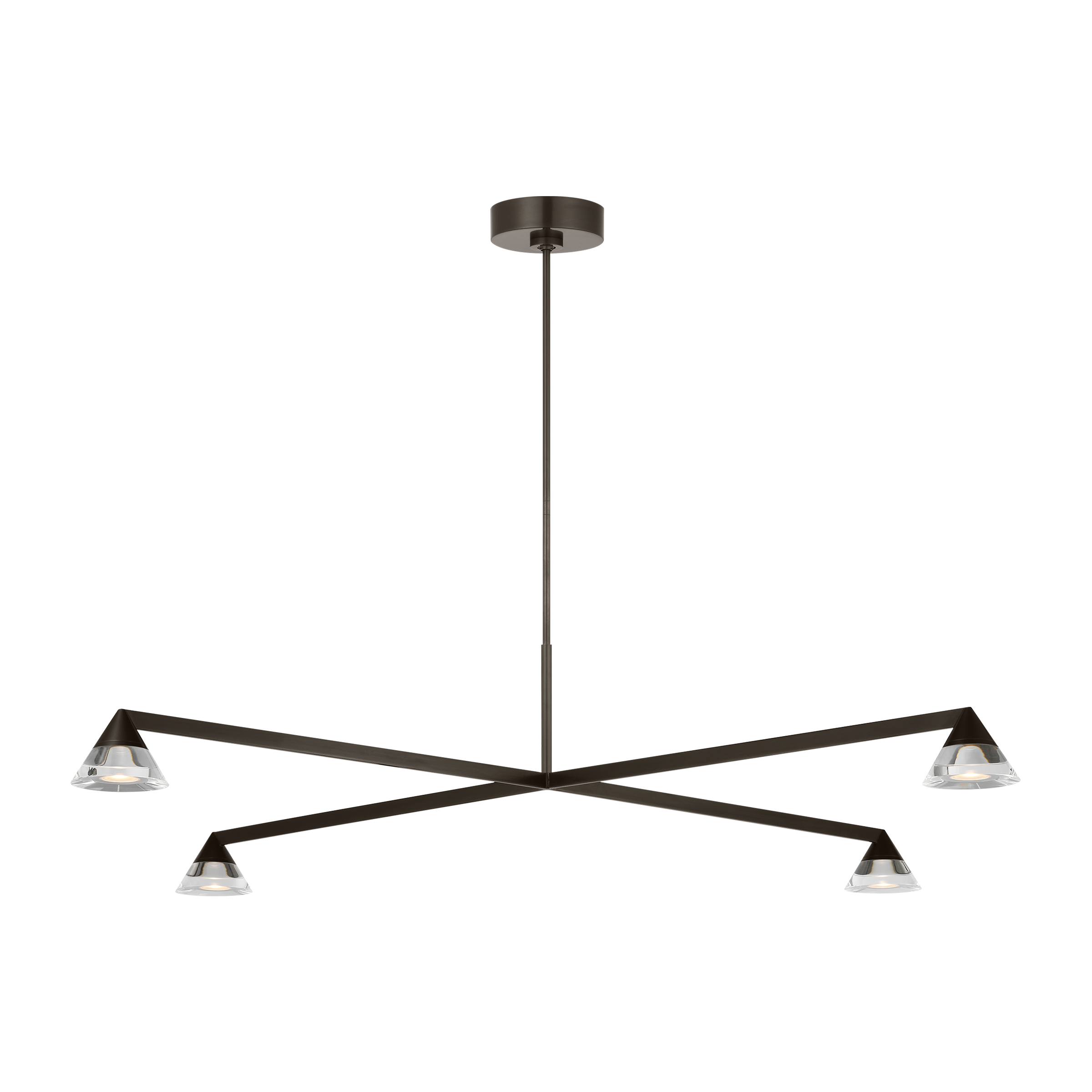 Midrand Crystal 52 Chandelier Bronze 2700K 90 CRI