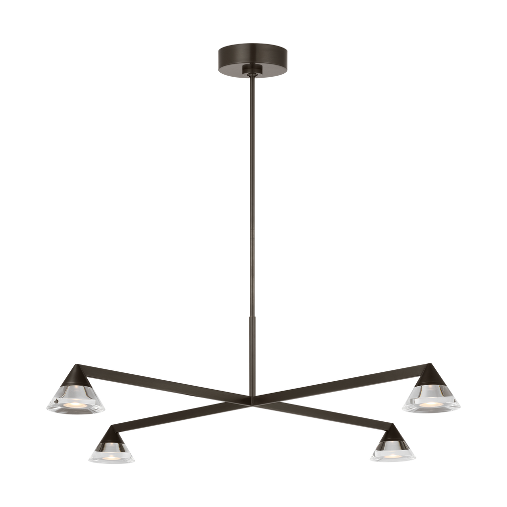 Midrand Crystal 37 Chandelier Bronze 2700K 90 CRI