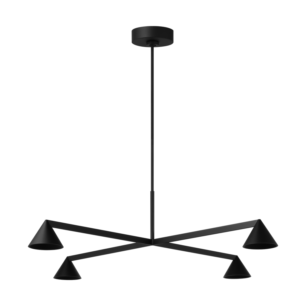 Midrand 37 Chandelier Nightshade Black 2700K 90 CRI