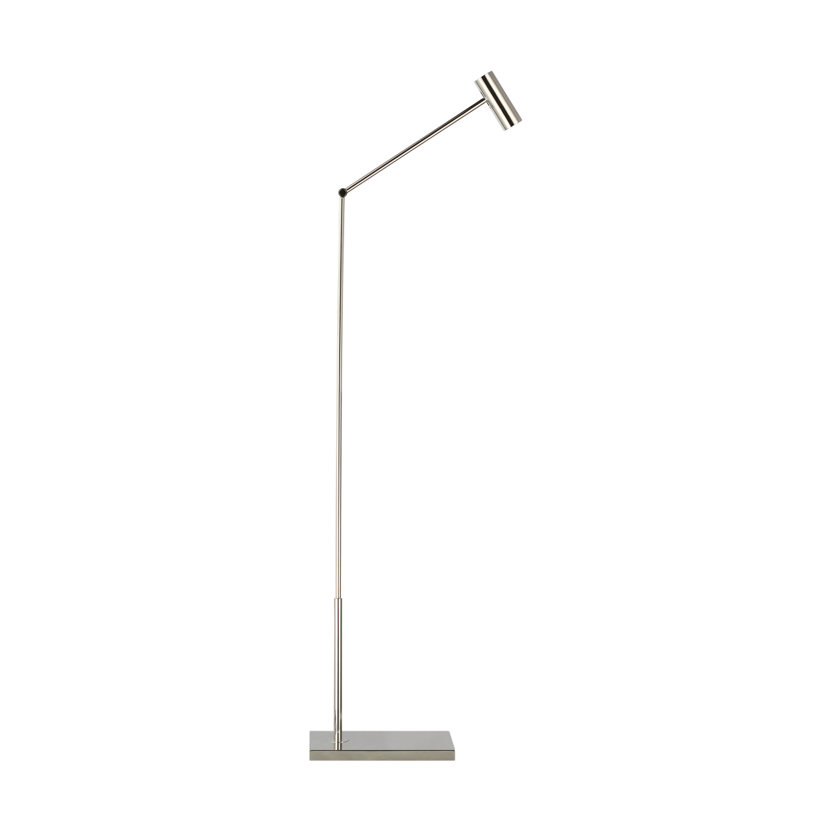 Ponte Small Floor Lamp polished nickel 3000K 90 CRI