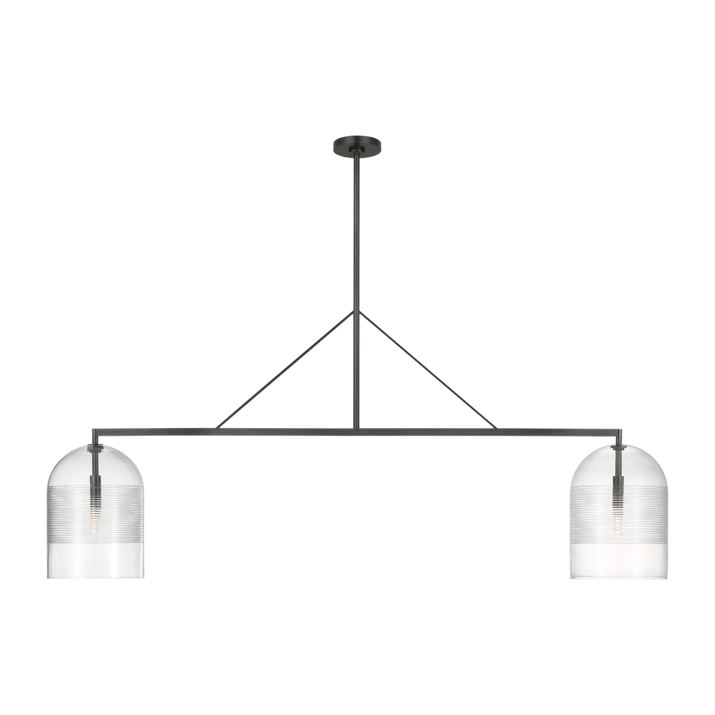 Leano 61 Linear Chandelier | Bronze