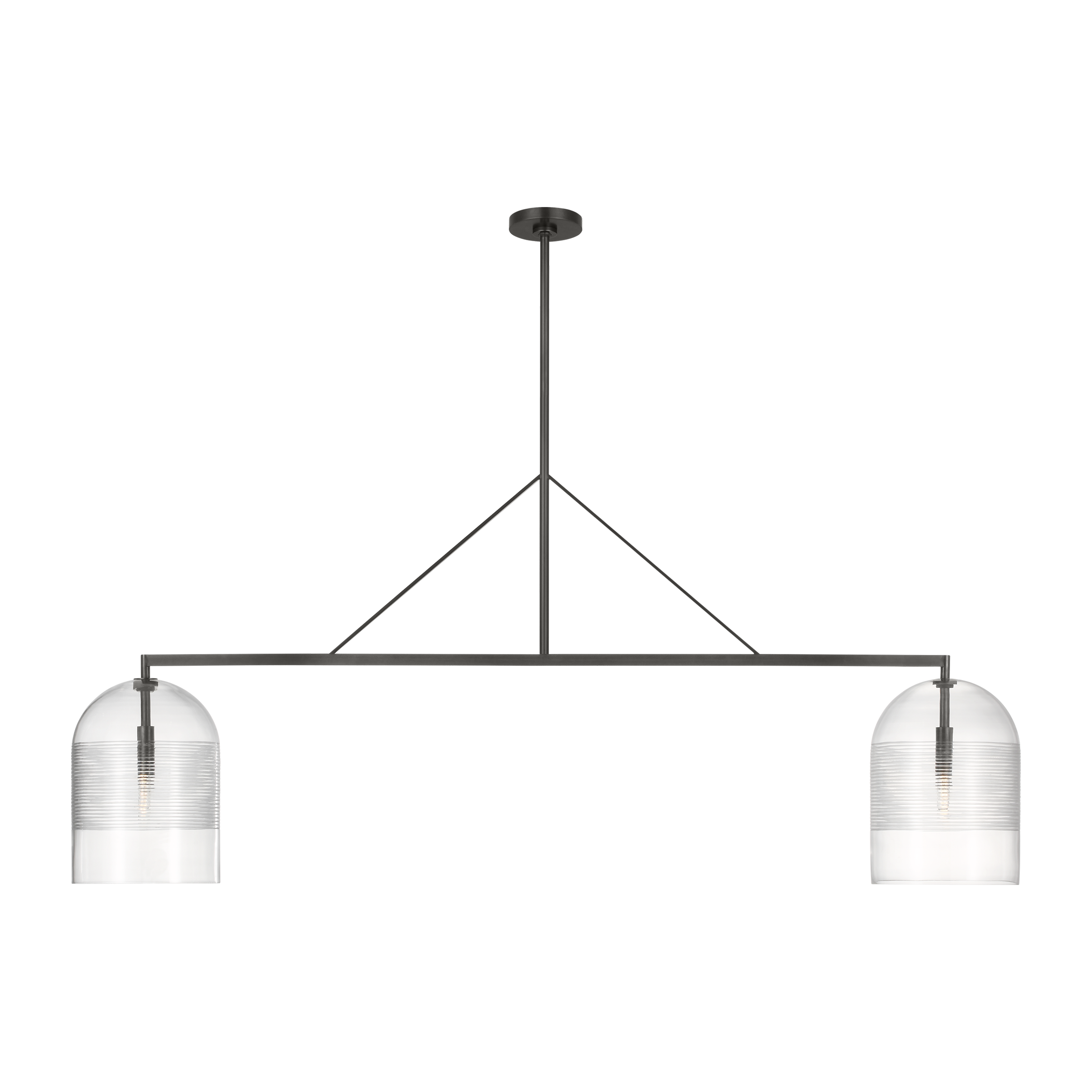 Leano 61 Linear Chandelier | Bronze