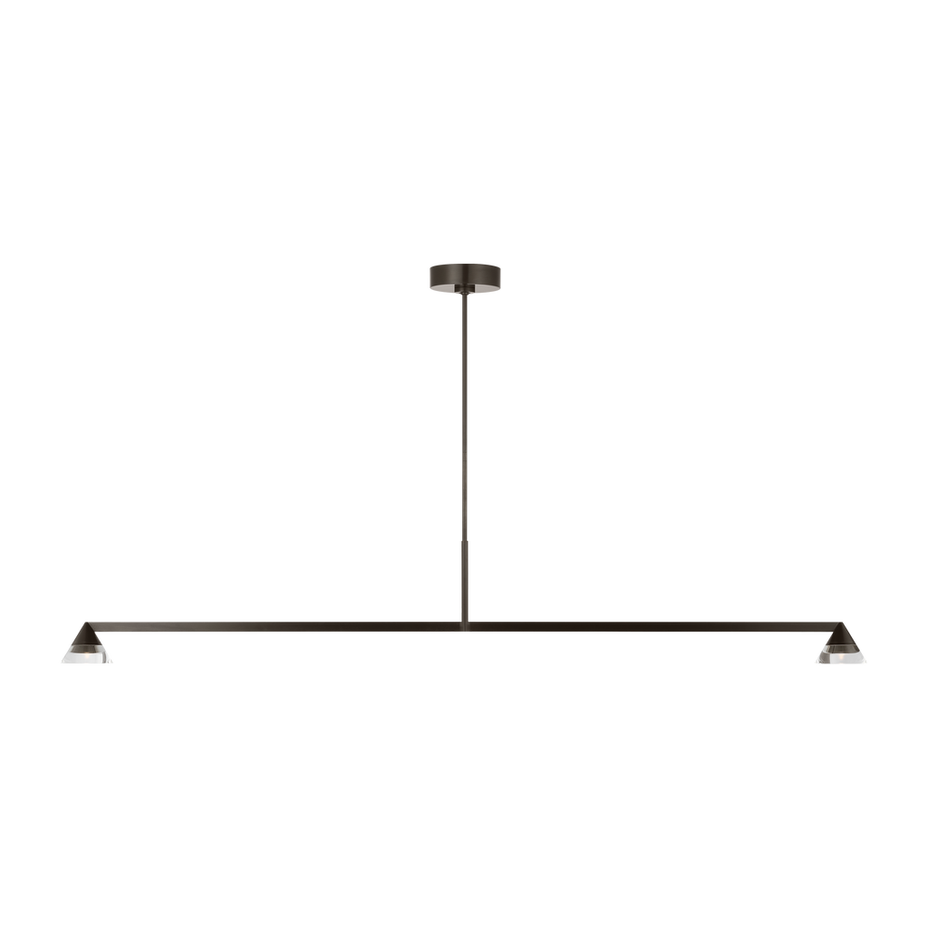 Midrand Crystal 60 Linear Chandelier | Bronze