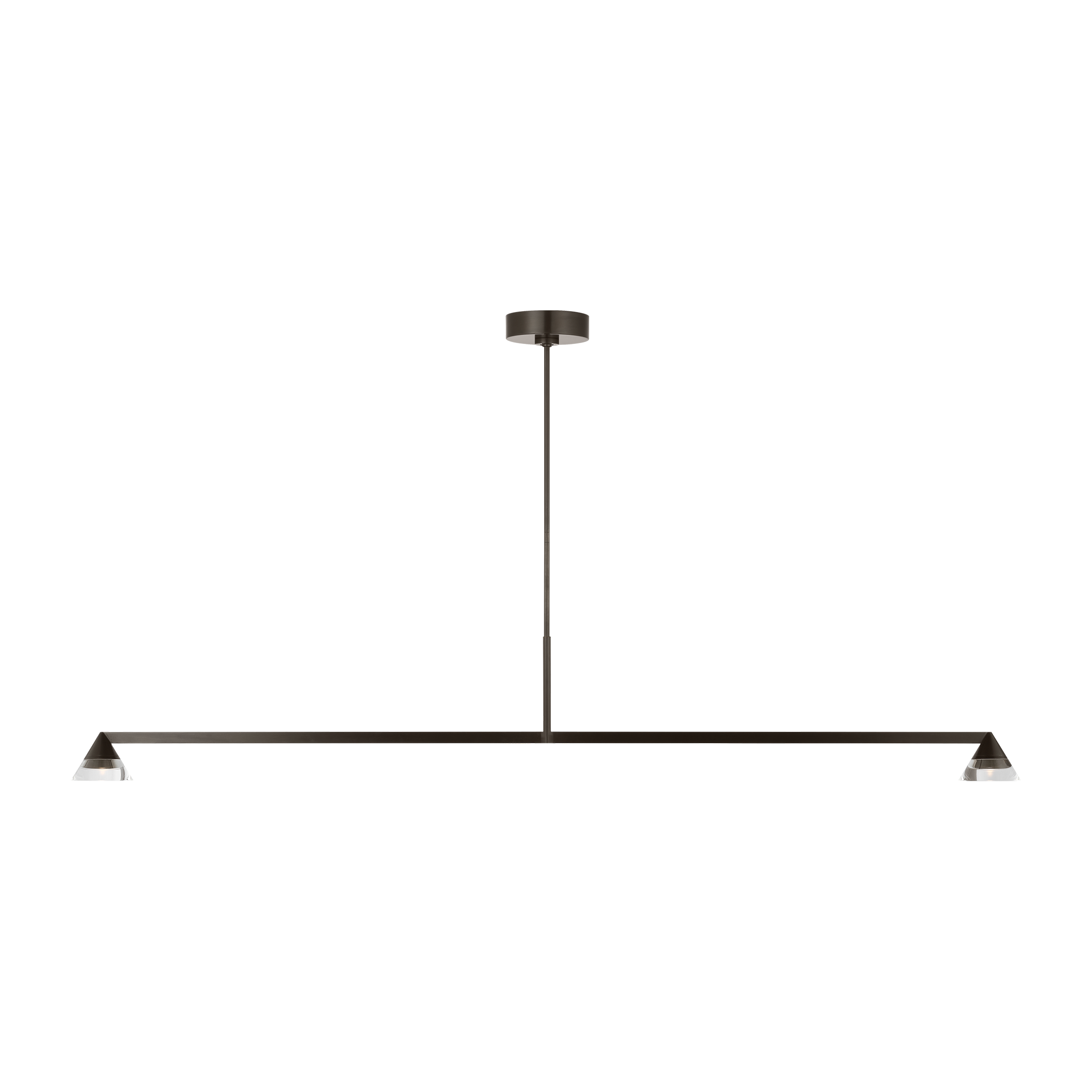 Midrand Crystal 60 Linear Chandelier | Bronze