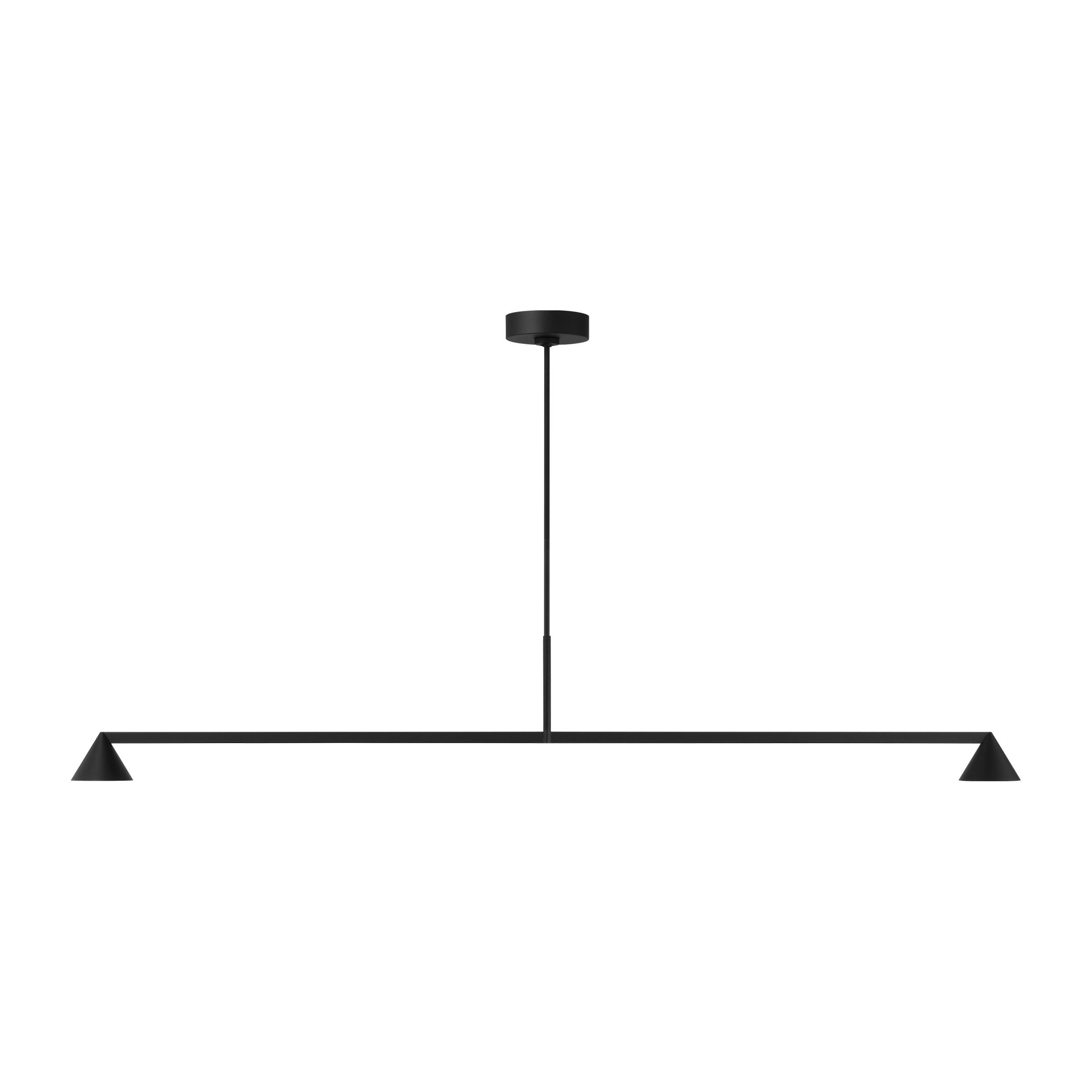 Midrand 60 Linear Chandelier Nightshade Black 2700K 90 CRI