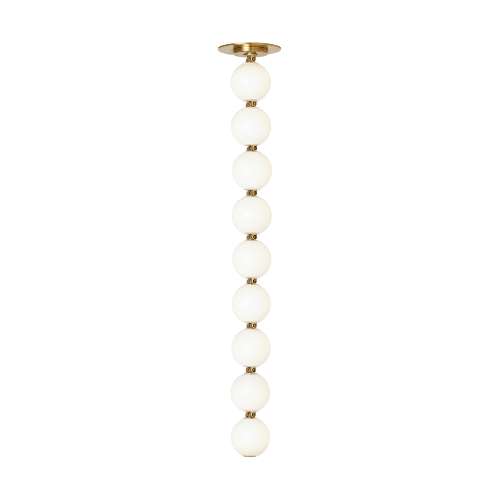 Perle 24 Pendant | Natural Brass 2700K Remote 277V
