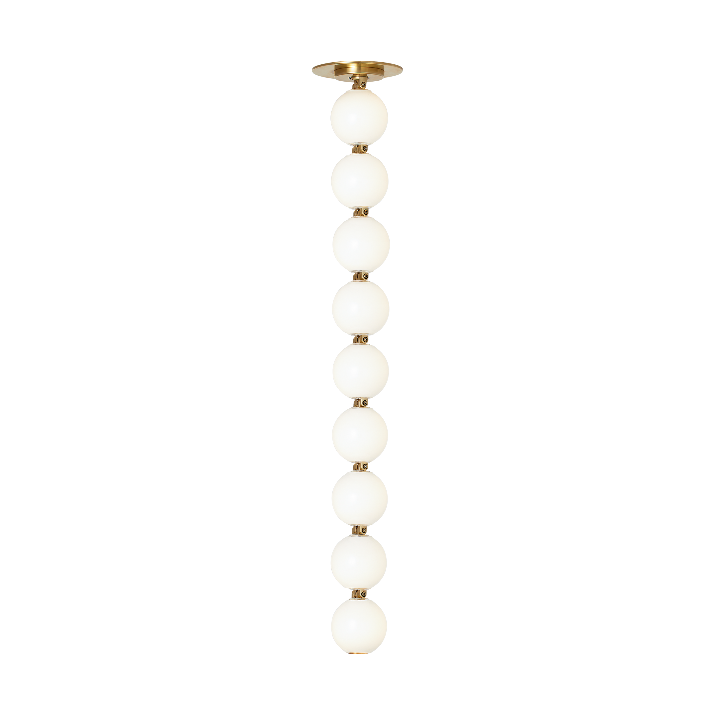 Perle 24 Pendant | Natural Brass 2700K Remote 277V