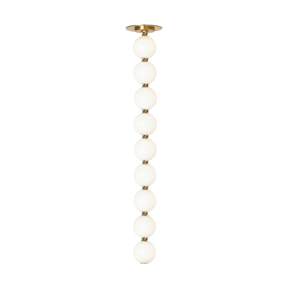 Perle 24 Pendant | Natural Brass 2700K Remote 120V