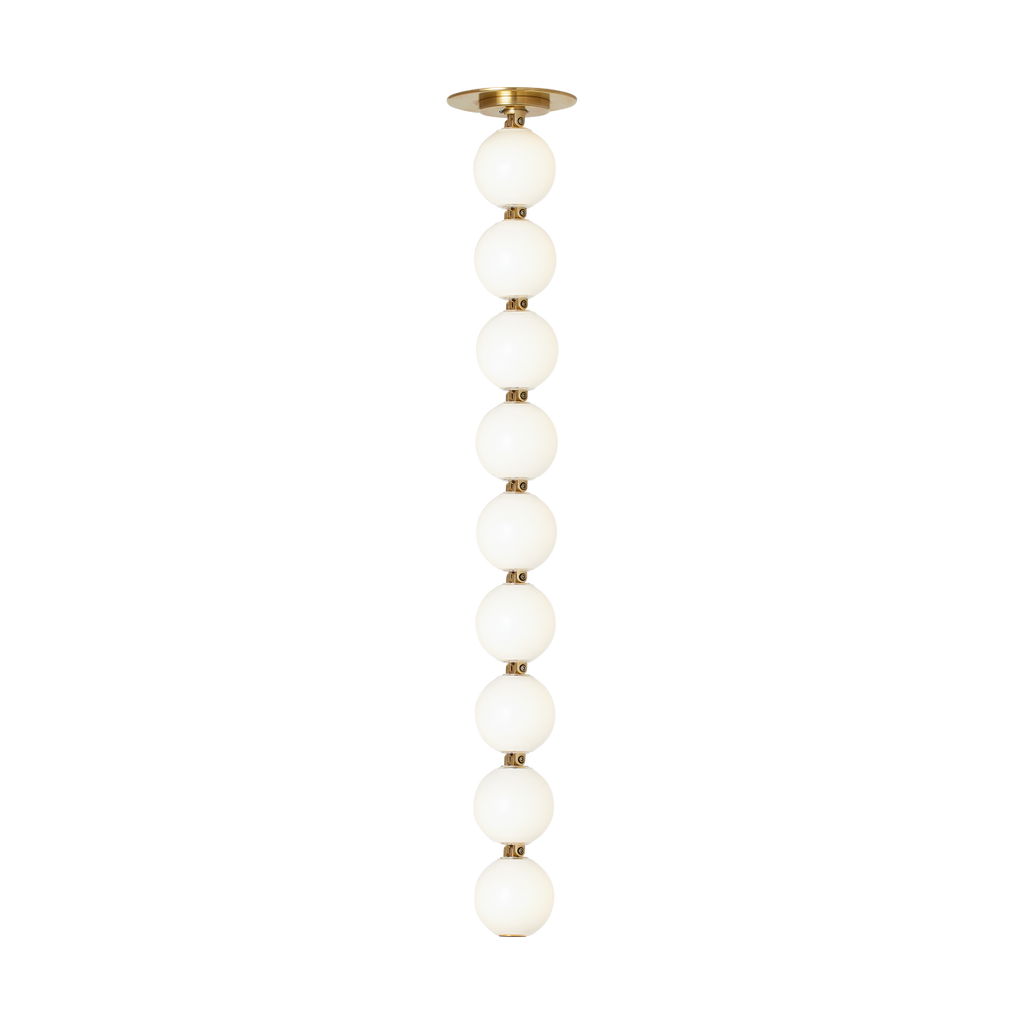 Perle 24 Pendant | Natural Brass 2700K Surface 120V-277V Universal