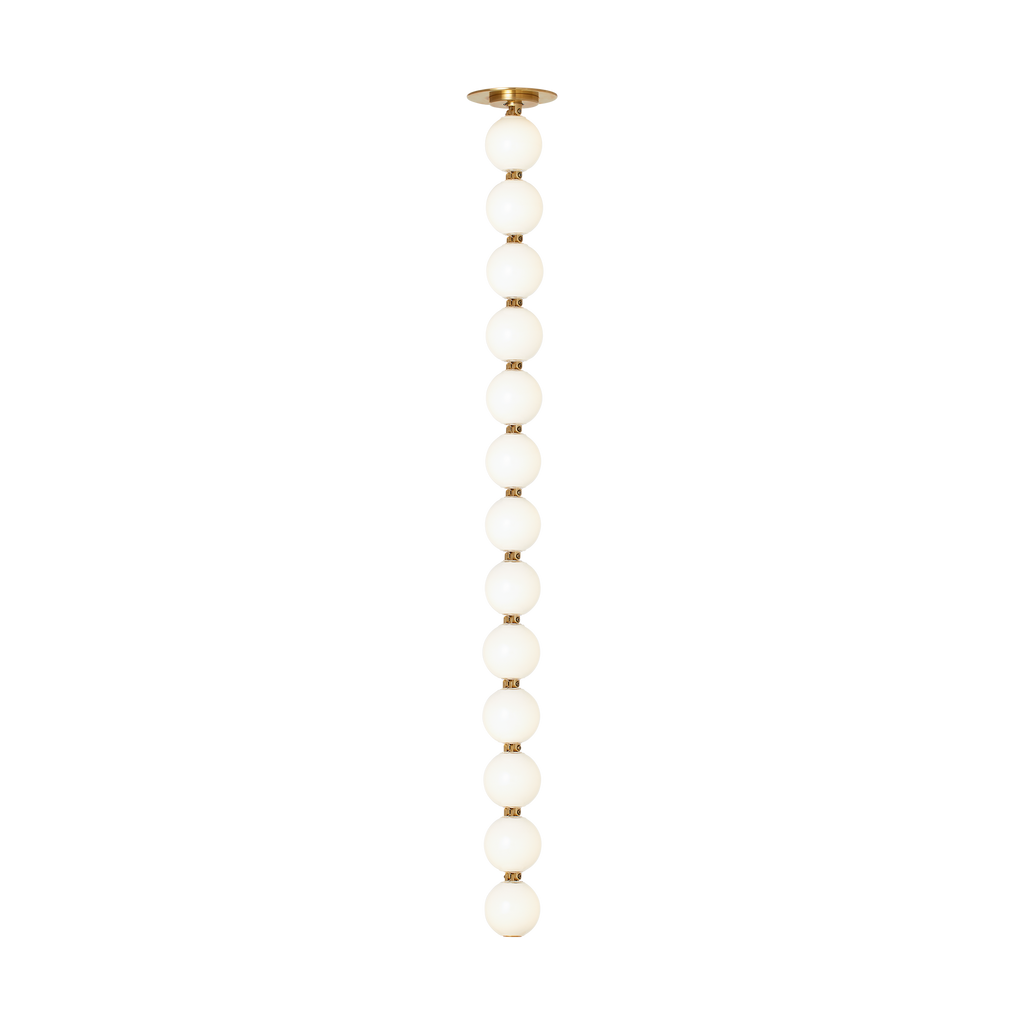 Perle 36 Pendant | Natural Brass 2700K Remote 277V