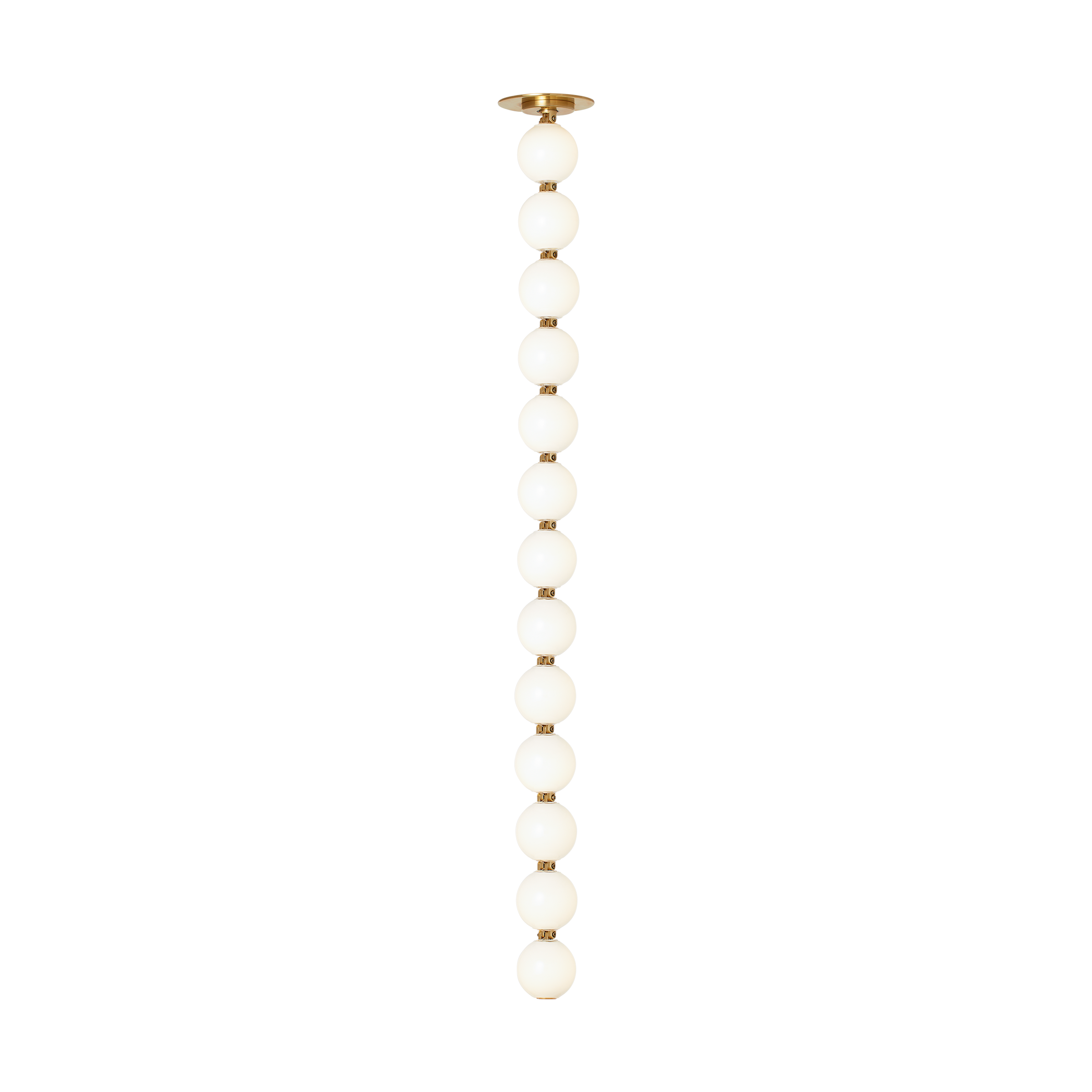 Perle 36 Pendant | Natural Brass 2700K Remote 277V