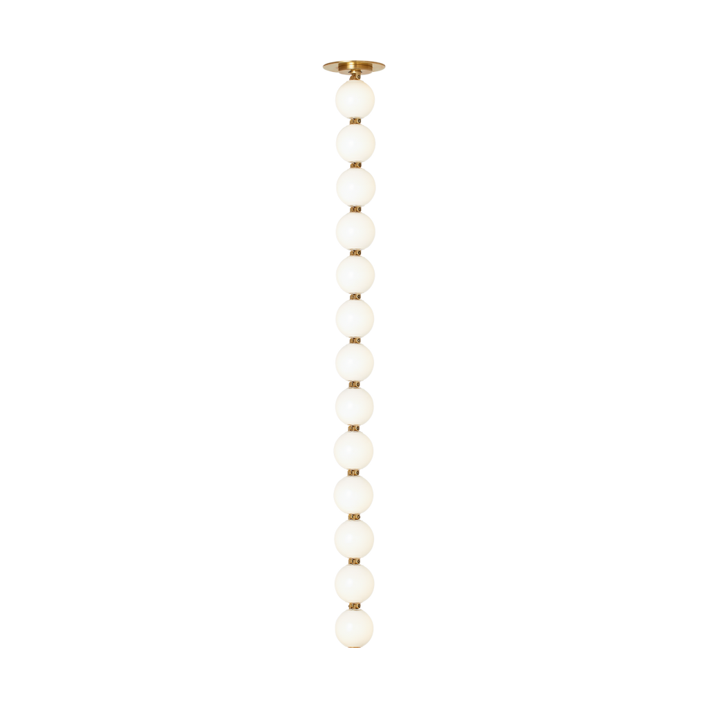 Perle 36 Pendant | Natural Brass 2700K Remote 120V