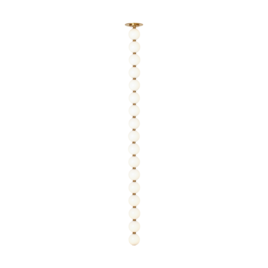 Perle 48 Pendant | Natural Brass 2700K Remote 277V